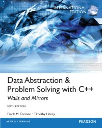 cover of the book Data Abstraction & Problem Solving with C++: International Edition