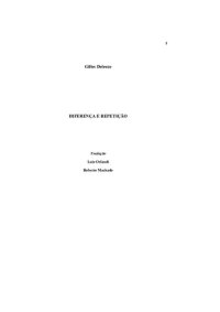 cover of the book Diferença e Repetição