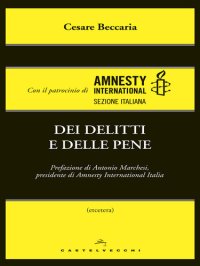 cover of the book Dei delitti e delle pene