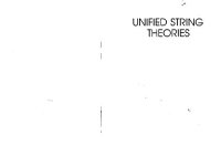 cover of the book Unified String Theories