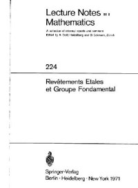 cover of the book Revetements etales et groupe fondamental (SGA 1)