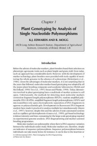 cover of the book Plant Genotyping The DNA Fingerprinting of Plants