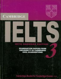 cover of the book Cambridge practice test for IELTS 3