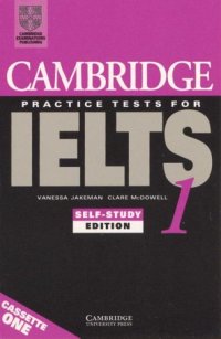 cover of the book Cambridge practice test for IELTS 1