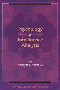 cover of the book Psychology of Intelligence Analysis