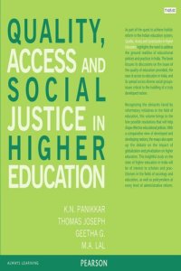 cover of the book Quality, Access and Social Justice in Higher Education