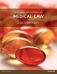 cover of the book Text, Cases and Materials on Medical Law