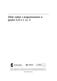 cover of the book Zbiór zadań z programowania w języku C/C++