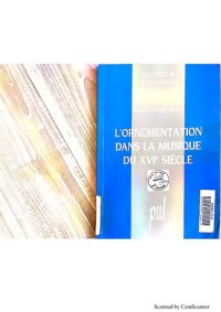 cover of the book L'Ornementation dans la musique du XVIe siècle