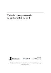 cover of the book Zadania z programowania w języku C/C++