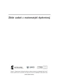 cover of the book Zbiór zadań z matematyki dyskretnej