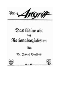 cover of the book Der Angriff - Das kleine ABC des Nationalsozialisten