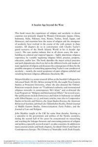 cover of the book A secular age beyond the West : religion, law and the State in Asia, the Middle East and North Africa