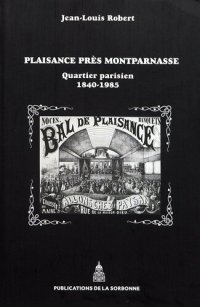 cover of the book Plaisance près Montparnasse, Quartier parisien, 1840-1985