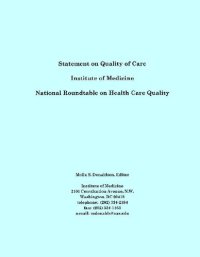 cover of the book Statement on Quality of Care