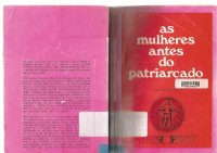 cover of the book As mulheres antes do patriarcado