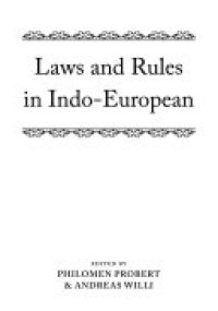 cover of the book Laws and Rules in Indo-European