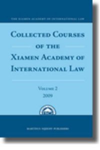 cover of the book Collected Courses of the Xiamen Academy of International Law