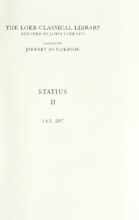 cover of the book Statius: Thebaid (Books 1-7)