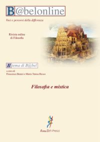 cover of the book B@belonline vol. 1/2 Filosofia e mistica