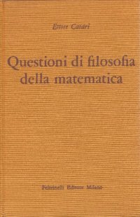 cover of the book Questioni di filosofia della matematica