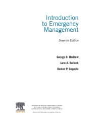 cover of the book Introduction to Emergency Management