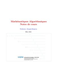 cover of the book Mathématiques Algorithmiques