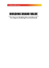 cover of the book Building brand value : five steps to building powerful brands