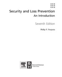 cover of the book Security and Loss Prevention