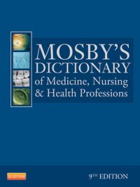 cover of the book Mosby's Dictionary of Medicine, Nursing & Health Professions