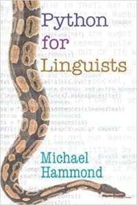 cover of the book Python for Linguists