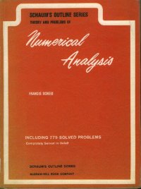 cover of the book Schaum's Outline of Theory and Problems of Numerical Analysis