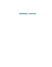 cover of the book Criminal justice