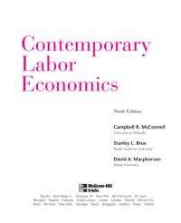 cover of the book Contemporary labor economics