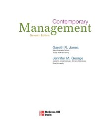 cover of the book Contemporary management