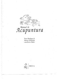 cover of the book Manual de Acupuntura