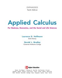 cover of the book Applied Calculus For Business, Economics, and the Social and Life Sciences