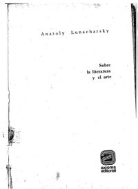 cover of the book Sobre la literatura y el arte