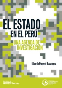 cover of the book El Estado en el Perú: Una agenda de investigación