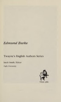 cover of the book Edmund Burke