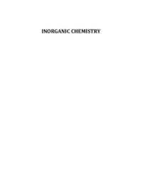 cover of the book Inorganic Chemistry, 1Ed