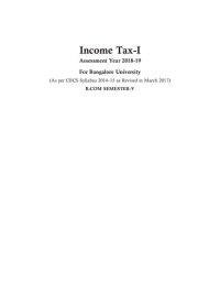 cover of the book Income Tax-I