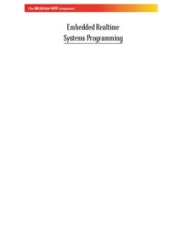 cover of the book Embedded realtime systems programming