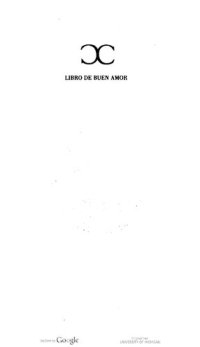 cover of the book Libro de buen amor