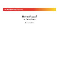 cover of the book How to Succeed at Interviews