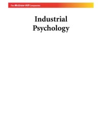 cover of the book Industrial Psychology