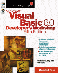 cover of the book Microsoft Visual Basic: Developer's Workshop