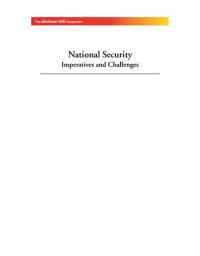 cover of the book National security imperatives and challenges