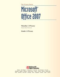 cover of the book Microsoft Office 2007