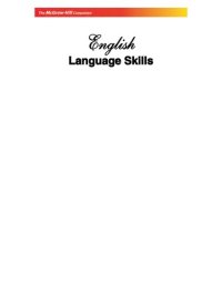 cover of the book English language skills